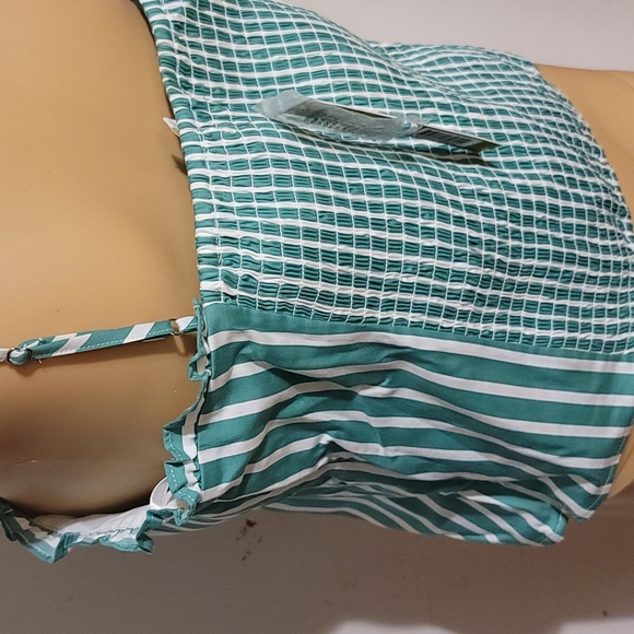 NWT Gianni Bini summer emerald green top large - Picture 5 of 7